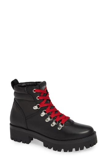 Women's Steve Madden Buzzer Boot .5 M - Black