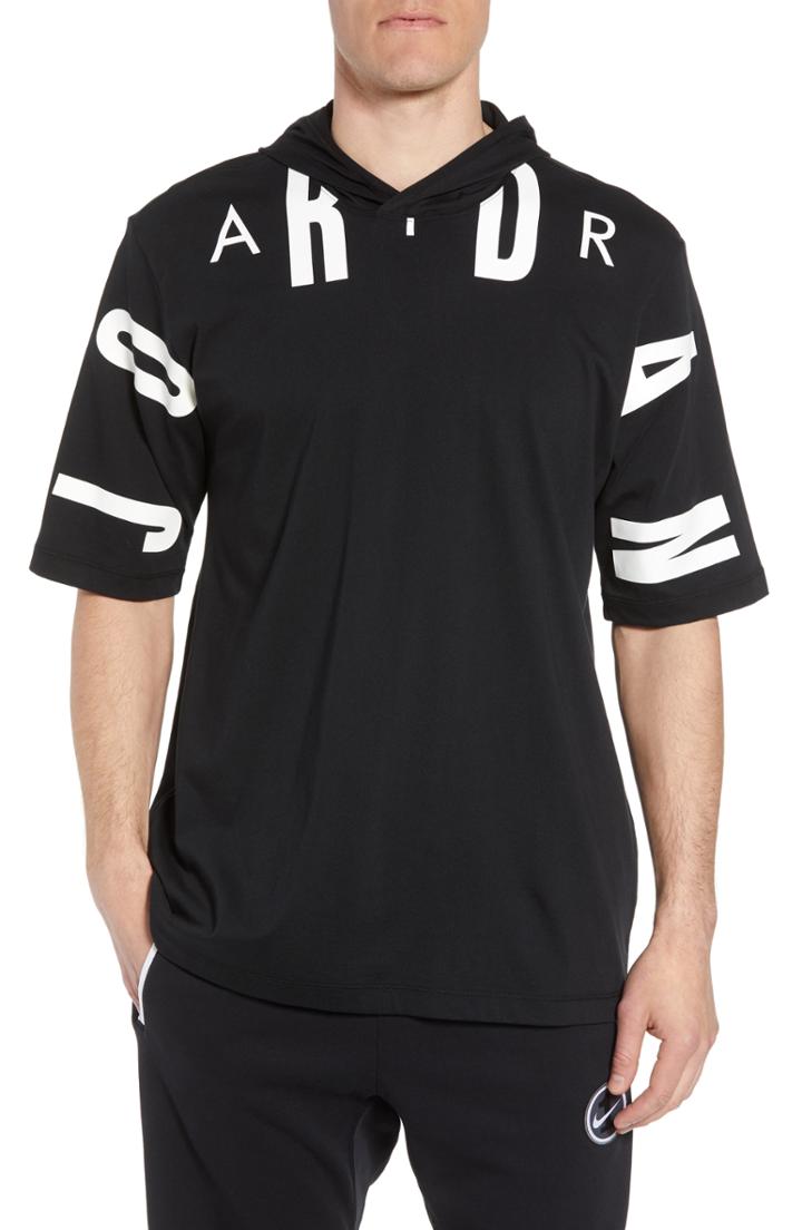 Men's Jordan 23 Hooded T-shirt - Black