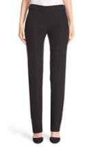 Women's Armani Collezioni Side Zip Cady Pants Us / 46 It - Black