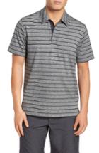 Men's Nordstrom Men's Shop Stripe Polo - Grey