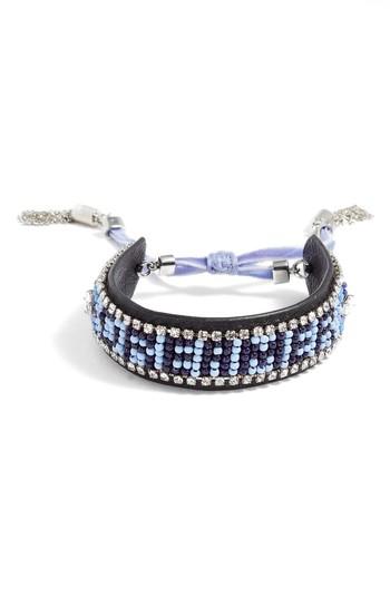 Women's Rebecca Minkoff Dreamer Seed Bead Leather Bracelet