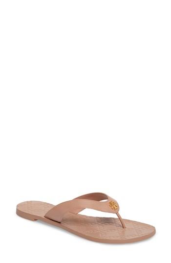 Women's Tory Burch Monroe Flip Flop M - Brown