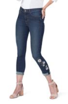 Women's Nydj Alina Daisy Ankle Roll Cuff Jeans - Blue