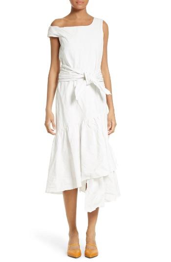 Women's Isa Arfen Asymmetrical Ruffle Dress