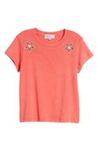 Women's Wildfox Starbright Number 9 Tee - Red