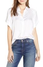 Women's 7 For All Mankind Tie Front Shirt - White
