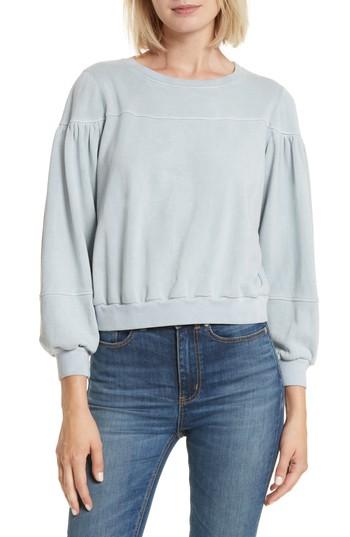 Women's Rebecca Taylor Balloon Sleeve Fleece Pullover