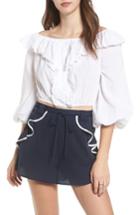 Women's The Fifth Label Verse Ruffle Top, Size - White