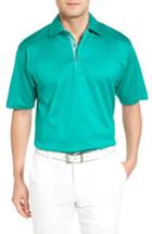 Men's Bobby Jones Diamond Jacquard Golf Polo, Size - Green