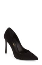 Women's Saint Laurent 'paris Skinny' Pointy Toe Pump Us / 34eu - Black