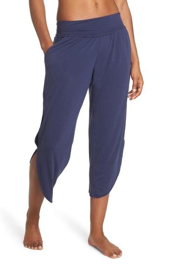 Women's Onzie Foldover Waist Tulip Pants - Blue