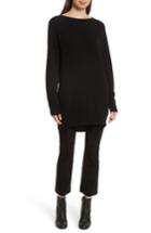 Women's Vince Boatneck Cashmere & Wool Tunic - Black