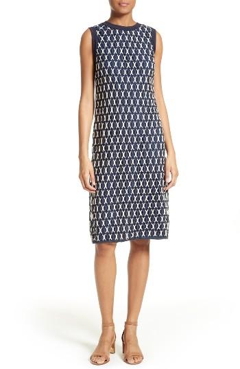 Women's Tory Burch Carolina Two-tone Guipure Lace Shift Dress