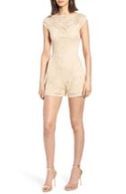 Women's Sentimental Ny Lace Romper - Beige