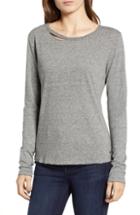 Women's N:philanthropy Harrison Deconstructed Long Sleeve Tee - Grey