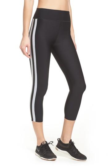 Women's Ultracor Sprinter Matte High Waist Crop Leggings - Black