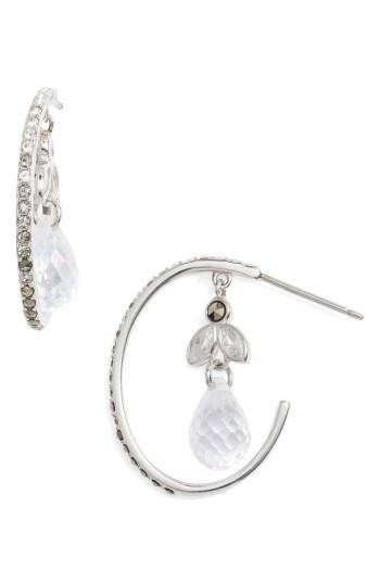 Women's Judith Jack Crystal Hoop Earrings