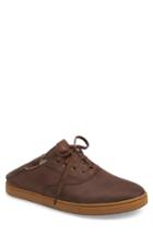 Men's Olukai Kahu Collapsible Lace-up Sneaker M - Brown