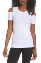 Women's Varley Pershing Cold Shoulder Tee - White