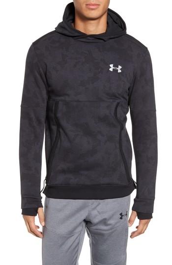 Men's Under Armour Threadborne Hoodie, Size - Black