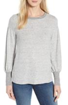 Women's Gibson Blouson Sleeve Cozy Fleece Pullover - Grey