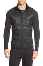 Men's Smartwool 'corbet 120' Quilted Zip Front Vest - Black