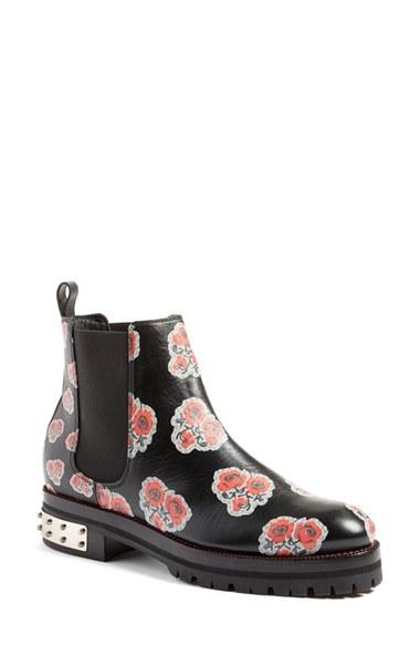 Women's Alexander Mcqueen Print Chelsea Boot
