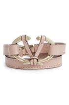 Women's Valentino Garavani Leather Wrap Bracelet