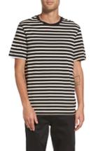 Men's Vince Stripe T-shirt - Black
