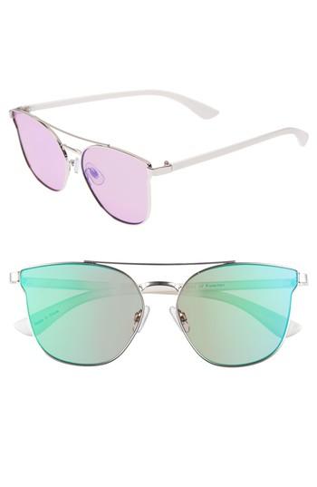 Women's Bp. 56mm Flat Mirrored Aviator Sunglasses -