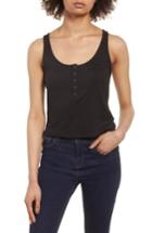 Women's Project Social T Kulani Henley Tank - Black