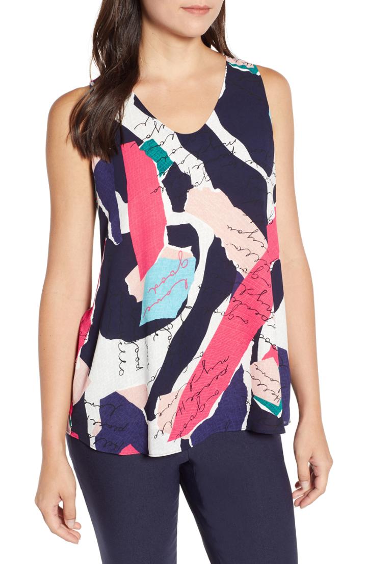 Women's Nic+zoe Love Letter Top - Blue