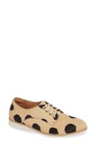 Women's Rollie Derby Genuine Calf Hair Oxford Us / 38eu - Beige