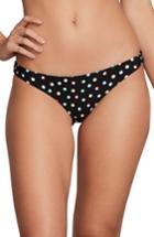 Women's Volcom On The Dot Hipster Bikini Bottoms - Black