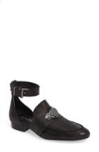 Women's Matisse Norton Woven D'orsay Flat M - Black