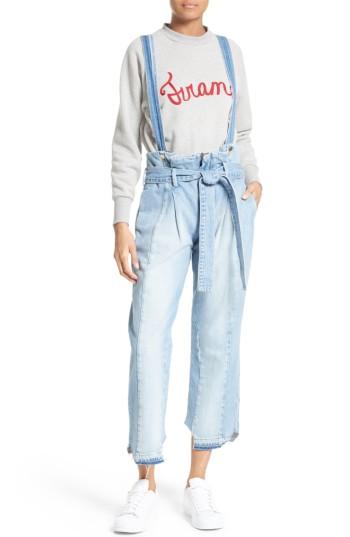 Women's Frame Nouveau Le Mix Overalls - Blue