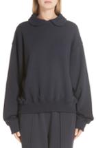 Women's Topshop Sequin Yoke Fair Isle Sweater Us (fits Like 10-12) - Black