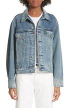 Women's Sandy Liang Wells Denim Jacket - Blue