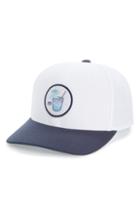 Men's Travis Mathew Sunday Logo Patch Cap - White