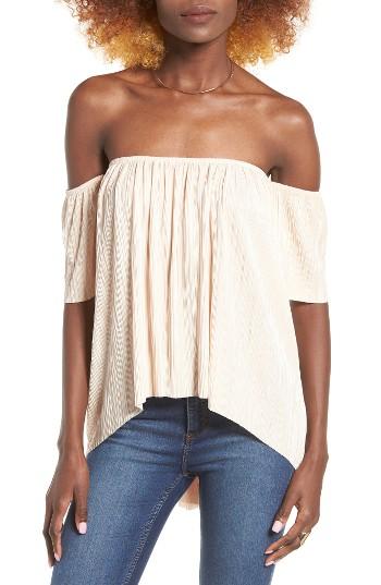 Women's Leith Off The Shoulder Plisse Top
