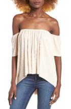 Women's Leith Off The Shoulder Plisse Top