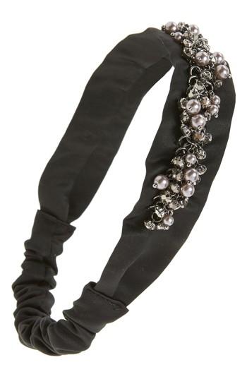 Tasha Lady C Embellished Head Wrap, Size - Black