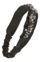 Tasha Lady C Embellished Head Wrap, Size - Black