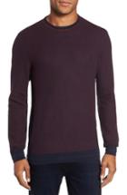 Men's Vince Camuto Space Dye Slim Fit Sweater, Size - Blue