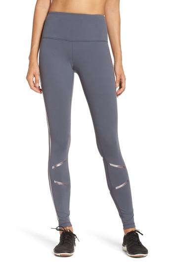 Women's Zella Shine Bright High Waist Leggings, Size - Grey