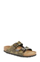 Women's Birkenstock Arizona Birko-flor Soft Footbed Sandal -5.5us / 36eu B - Metallic