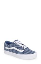 Women's Vans Old Skool Lite Stripe Sneaker M - Blue