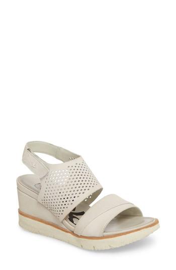 Women's Otbt Milky Way Wedge Sandal .5 M - Grey