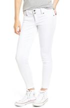 Women's 1822 Denim Double Button Skinny Jeans - White