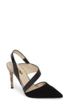 Women's Louise Et Cie Jerry Pointy Toe Slingback Pump M - Black
